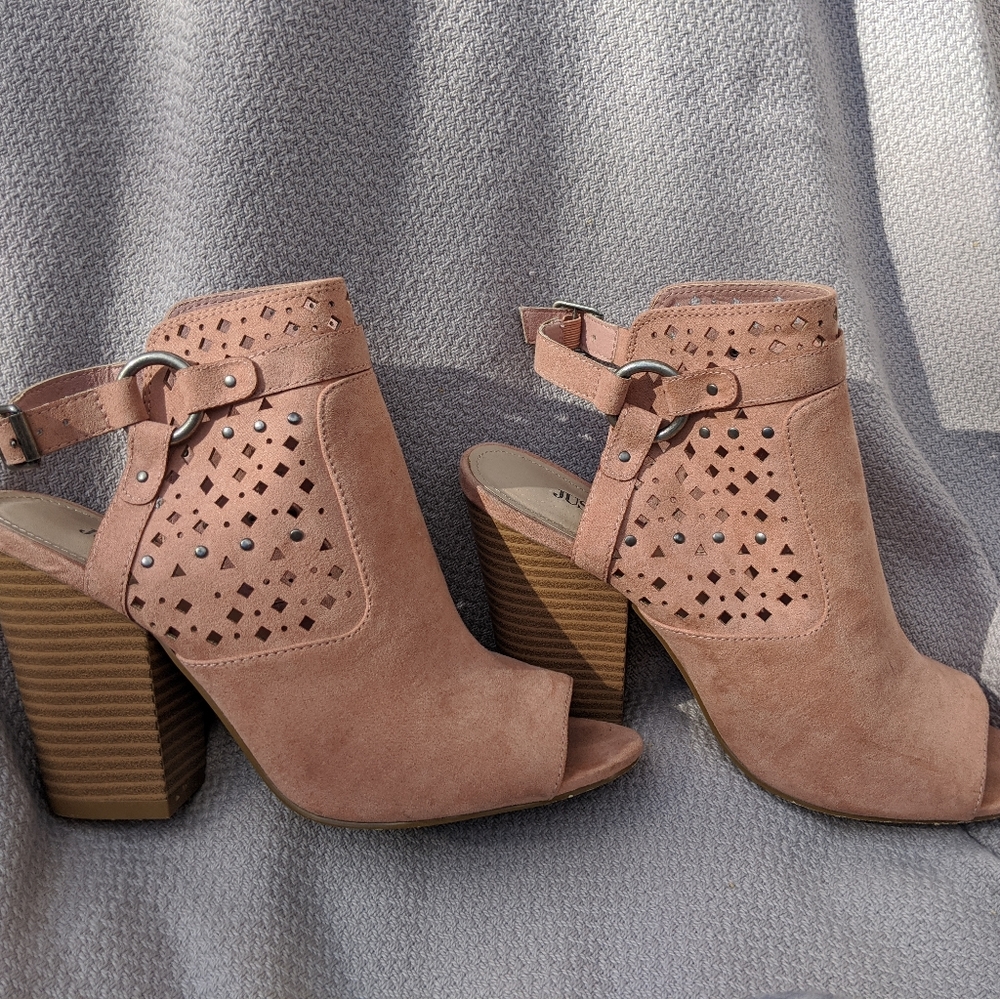 JustFab lightpink booties
